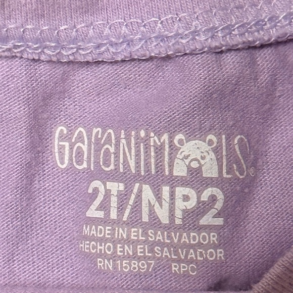 Garanimals Lavender Tee with Dalmatian Design - Picture 4 of 4